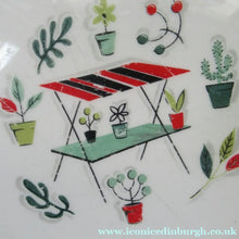 Load image into Gallery viewer, 1950s Atomic Garden Design. Crown Ducal Arizona Pattern  Pair of Side Plates
