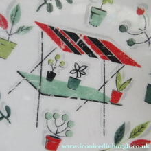 Load image into Gallery viewer, 1950s Atomic Garden Design. Crown Ducal Arizona Pattern  Pair of Side Plates
