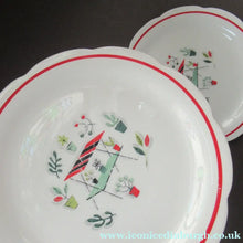Load image into Gallery viewer, 1950s Atomic Garden Design. Crown Ducal Arizona Pattern  Pair of Side Plates
