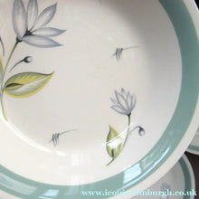 Load image into Gallery viewer, Set of Four Small Crown Ducal Bowls Water Lily Pattern
