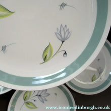 Load image into Gallery viewer, Set of Four Small Crown Ducal Side Plates Water Lily Pattern
