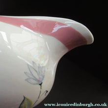 Load image into Gallery viewer, Crown Ducal Gravy Boat Pink Water Lily Pattern
