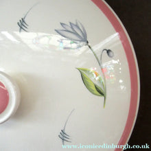 Load image into Gallery viewer, Crown Ducal Lidded Serving Dish Pink Water Lily Pattern
