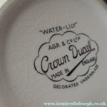 Load image into Gallery viewer, Crown Ducal Lidded Serving Dish Pink Water Lily Pattern
