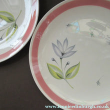 Load image into Gallery viewer, Two Crown Ducal Dessert Plates Pink Water Lily Pattern
