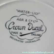 Load image into Gallery viewer, Two Crown Ducal Dessert Plates Pink Water Lily Pattern
