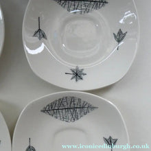 Load image into Gallery viewer, Vintage 1950s TERRANCE CONRAN Nature Study Set of Espresso Cups and Saucers
