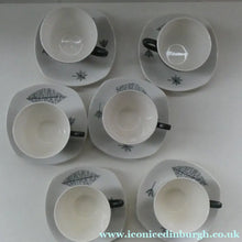 Load image into Gallery viewer, Vintage 1950s TERRANCE CONRAN Nature Study Set of Espresso Cups and Saucers
