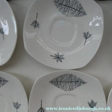 Load image into Gallery viewer, Vintage 1950s TERRANCE CONRAN Nature Study Set of Espresso Cups and Saucers
