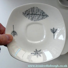 Load image into Gallery viewer, Vintage 1950s TERRANCE CONRAN Nature Study Set of Espresso Cups and Saucers
