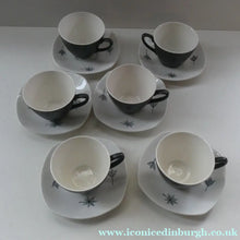 Load image into Gallery viewer, Vintage 1950s TERRANCE CONRAN Nature Study Set of Espresso Cups and Saucers
