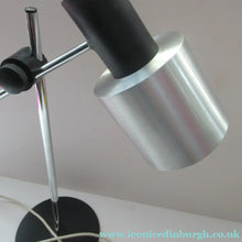 Load image into Gallery viewer, Vintage 1960s Italian Desk Lamp Table Lamp Prova Black  Silver
