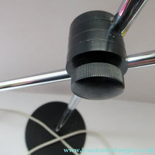 Load image into Gallery viewer, Vintage 1960s Italian Desk Lamp Table Lamp Prova Black  Silver
