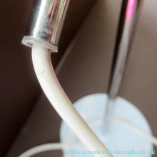 Load image into Gallery viewer, 1960s Vintage Prova Italian Desk Lamp BHS Retail White and Silver
