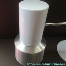 Load image into Gallery viewer, 1960s Vintage Prova Italian Desk Lamp BHS Retail White and Silver
