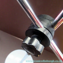 Load image into Gallery viewer, 1960s Vintage Prova Italian Desk Lamp BHS Retail White and Silver
