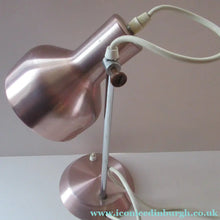 Load image into Gallery viewer, 1960s Aluminium Anodised Gold Anglepoise Style Desk Lamp
