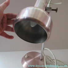 Load image into Gallery viewer, 1960s Aluminium Anodised Gold Anglepoise Style Desk Lamp
