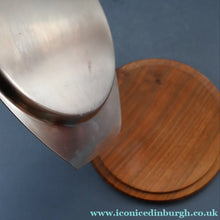 Load image into Gallery viewer, Vintage 1960s Bramah Teak and Stainless Steel Chopping Board
