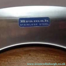 Load image into Gallery viewer, Vintage 1960s Bramah Teak and Stainless Steel Chopping Board
