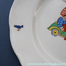 Load image into Gallery viewer, Vintage 1960s Child's Nursery Side Plate. Child Pretending to be a Policeman. 6 3/4 inches
