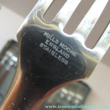 Load image into Gallery viewer, 1960s Cutlery Set by MILLS MOORE, England. Set of Six Fish Knives and Forks
