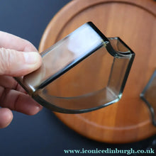 Load image into Gallery viewer, Vintage 1960s Danish DIGSMED Rotating Lazy Susan with Original Glass Dished.

