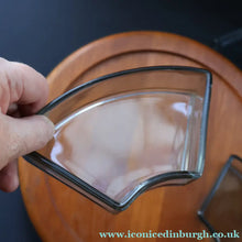 Load image into Gallery viewer, Vintage 1960s Danish DIGSMED Rotating Lazy Susan with Original Glass Dished.
