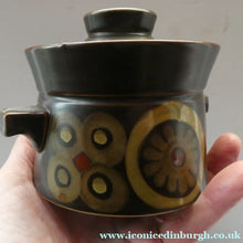 Load image into Gallery viewer, Vintage 1960s DENBY Arabesque FIVE Lidded Soup Bowls by Gill Pemberton
