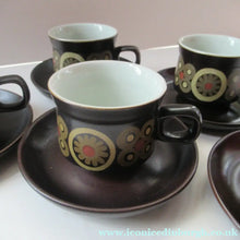 Load image into Gallery viewer, 1960s DENBY Arabesque Tea Cup and Saucer
