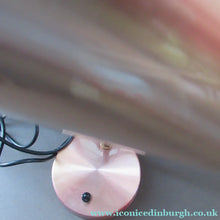 Load image into Gallery viewer, Vintage 1960s Desk Lamp with Moveable Metal Cone Shade &amp; Finger Switch. WORKING 
