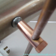 Load image into Gallery viewer, Vintage 1960s Desk Lamp with Moveable Metal Cone Shade &amp; Finger Switch. WORKING 
