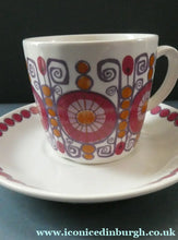 Load image into Gallery viewer, Vntage 1960s Figgjo Flint: Turi Design / Barcarole Pattern Cup and Saucer
