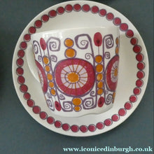 Load image into Gallery viewer, Vntage 1960s Figgjo Flint: Turi Design / Barcarole Pattern Cup and Saucer
