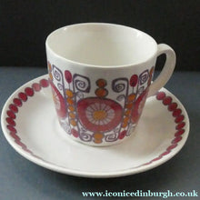 Load image into Gallery viewer, Vntage 1960s Figgjo Flint: Turi Design / Barcarole Pattern Cup and Saucer
