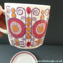 Load image into Gallery viewer, Vntage 1960s Figgjo Flint: Turi Design / Barcarole Pattern Cup and Saucer
