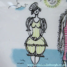 Load image into Gallery viewer, Vintage 1960s FOLEY POTTERY Plate. Gay Nineties by Maureen Tanner
