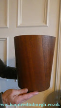 Load image into Gallery viewer, Vintage 1960s MALLOD Bentwood Teak Plywood Waste Paper Basket
