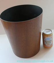 Load image into Gallery viewer, Vintage 1960s MALLOD Bentwood Teak Plywood Waste Paper Basket
