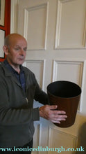 Load image into Gallery viewer, Vintage 1960s MALLOD Bentwood Teak Plywood Waste Paper Basket
