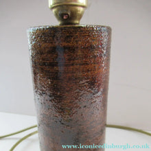 Load image into Gallery viewer, 1960s Swedish Art Pottery Stoneware Table Lamp
