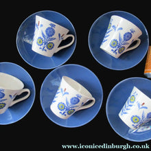 Load image into Gallery viewer, 1960s NORWEGIAN Cup and Saucer by Stavangerflint. Lajla Pattern
