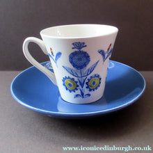 Load image into Gallery viewer, 1960s NORWEGIAN Cup and Saucer by Stavangerflint. Lajla Pattern
