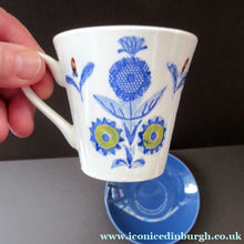 Load image into Gallery viewer, 1960s NORWEGIAN Cup and Saucer by Stavangerflint. Lajla Pattern
