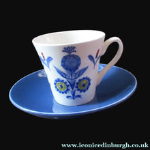 Load image into Gallery viewer, 1960s NORWEGIAN Cup and Saucer by Stavangerflint. Lajla Pattern
