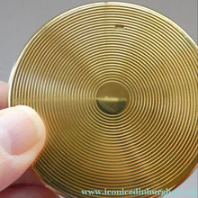 Load image into Gallery viewer, 1960s Vintage Enamel Power Compact with  Fireworks Pattern
