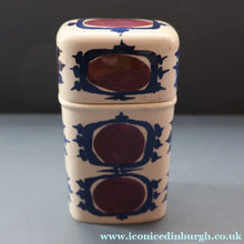 Load image into Gallery viewer, Vintage 1960s ROYAL COPENHAGEN Aluminia Faience TENARA Lidded Ceramic Box by Marianne Johnson
