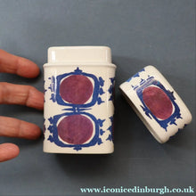 Load image into Gallery viewer, Vintage 1960s ROYAL COPENHAGEN Aluminia Faience TENARA Lidded Ceramic Box by Marianne Johnson
