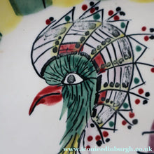 Load image into Gallery viewer, Vintage 1960s ROYAL COPENHAGEN Faience Peacock Platter by Inge-Lise Koefoed. Height 13 inches
