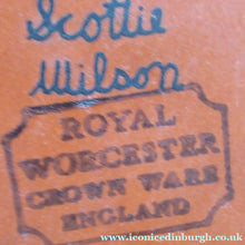 Load image into Gallery viewer, Scottie Wilson Part Coffee Set Royal Worcester. Coffee Pot, Sugar Bowl, Milk Jug 1960s
